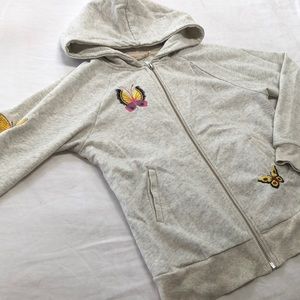 Like new Miss Me! Girls XL  jacket w/ butterflies